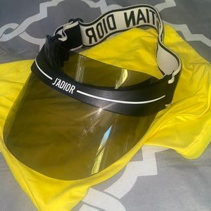 J’adior” Christian Dior PVC Visor